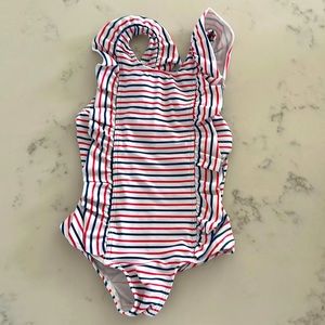 Minnow Swim girls Mariner Stripe One-Piece Bathingsuit